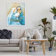 thumbnail image 3 of Stupell Industries Transitional Holy Nativity Trio with Garland White Framed Giclee Art, 24 x 30, by Diane Kater, 3 of 8