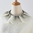 thumbnail image 2 of Camicover Embroidery Detachable Dickey Collar Half Shirt Blouse Collar Fake Collar for Women Girl, 2 of 7