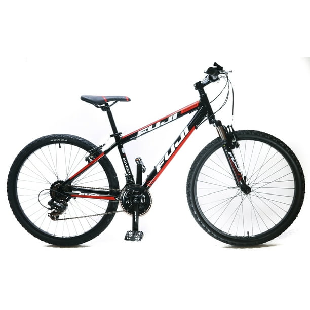 fuji mountain bike black and red