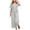Outfit Sets Women Summer-Gray, variant on Homenesgenics 2 Piece Outfit for Women Plus Size Fashion Women Summer Solid Round-Neck Casual Short SLeeve Top+ Pant Set Beige L