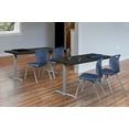 thumbnail image 2 of Via 72" x 24" Training Table- Ash Grey/Grey, 2 of 4