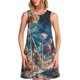 thumbnail image 1 of Fotbe Starry Sky Planet Lollipop Vestido de Verano sin Mangas para Mujer – Vestido Midi Línea A, Estilo Camiseta Floral, Vestido Playero Casual y Fluido, 1 of 7