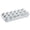 Grey, variant on 30 Grid Large Capacity Egg Storage Container with Cover - Stackable Fridge Egg Holder Organizer for Refrigerator