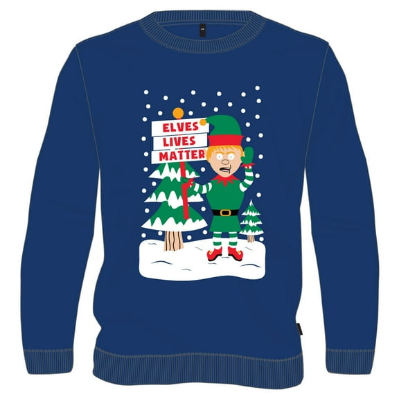 Elves Lives Matter Ugly Christmas Sweatshirt