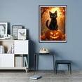 thumbnail image 7 of Diamond Art Kit for Adults, Black Cat Pumpkin Autumn Night Diamond Painting for Adults Beginners, 5D DIY Diamond Art Painting Kits, Colorful Diamond Painting Craft for Home Decor 12x16, 7 of 7