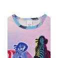 thumbnail image 5 of QEFJNO Kids Girls Pajamas Set 2 PCS Short Sleeve Top and Shorts Pants for Toddler Girls Zebra Pjs Size 3-8Y, 5 of 9