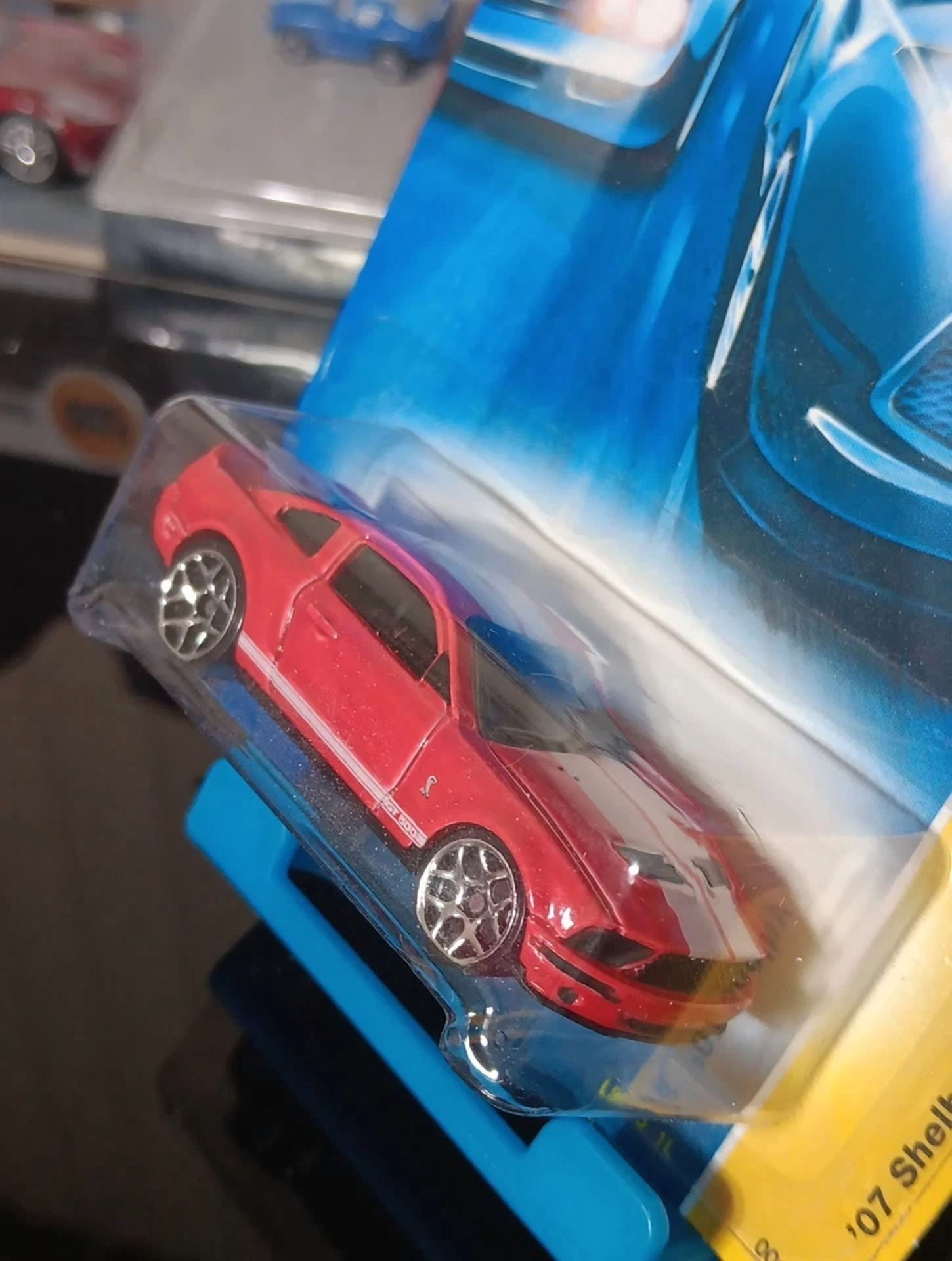 NIB 2007 SHELBY GT-500 MUSTANG RED 2008 NEW MODELS HOT WHEELS TOY HW 1/64 #1/40