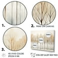 thumbnail image 3 of Designart "Dreamlike Forest In Minimalism" Landscape Trees Canvas Art Print, 3 of 7