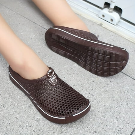 

Universal Comfy EVA Slippers for Men and Women - Soft Breathable Anti-Odor Non-Slip Durable Minimalist Hollow Out Design for Beach Casual Outdoor All-Season Wear