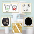 thumbnail image 5 of 18-Inch Black Elongated Toilet Seat With Lion And Lioness Print, 5 of 6