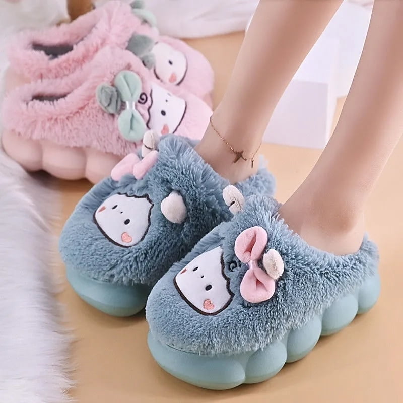  Winter Slippers Plush Warm Home Flat Slippers Lightweight Soft  Comfortable Winter SlippersCotton Shoes Indoor Plush Slippers Winter  Slippers (Color : F, Shoe Size : 36-37) : Clothing, Shoes & Jewelry