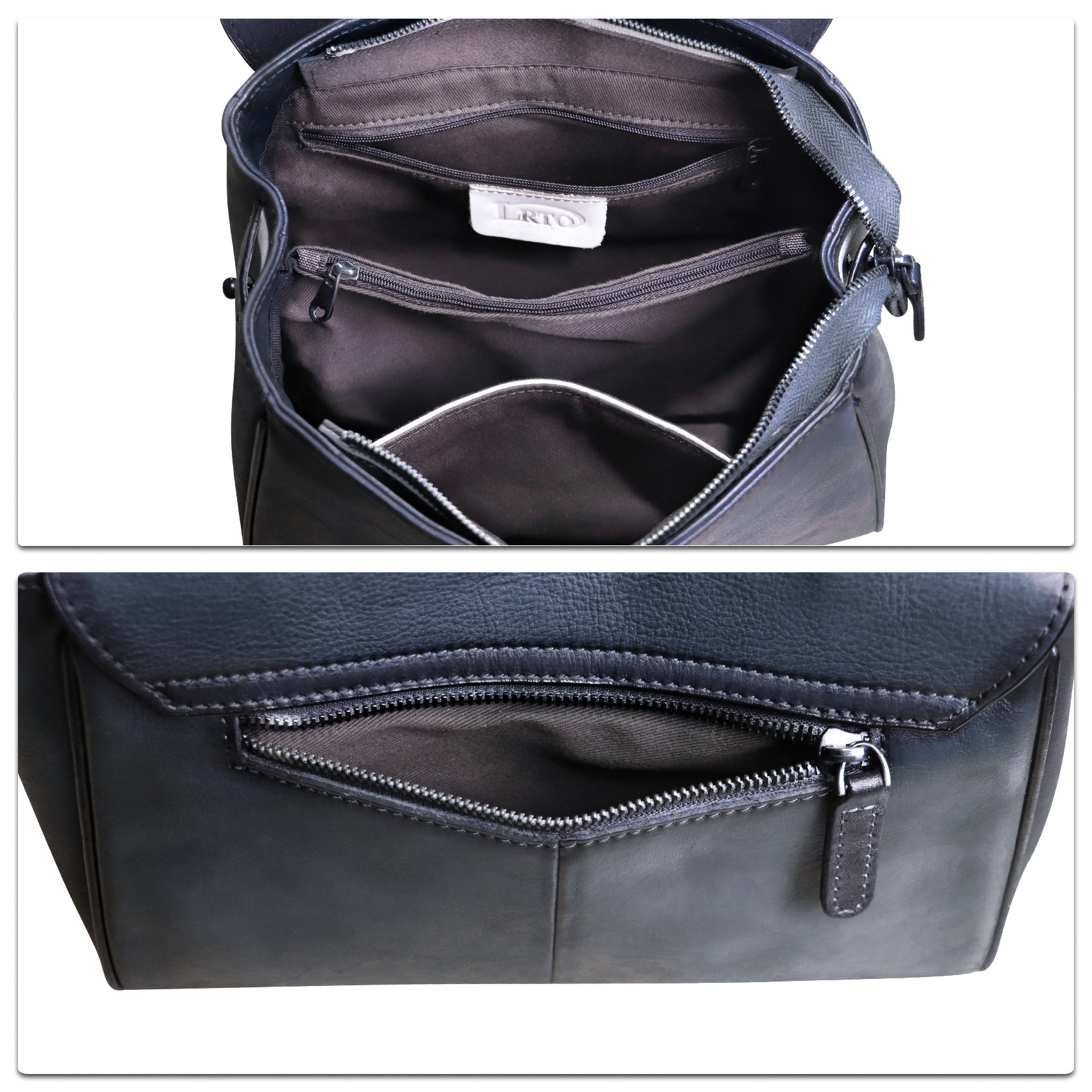 Genuine Leather Purses and Handbags Women Vintage Crossbody Shoulder Bag Satchel