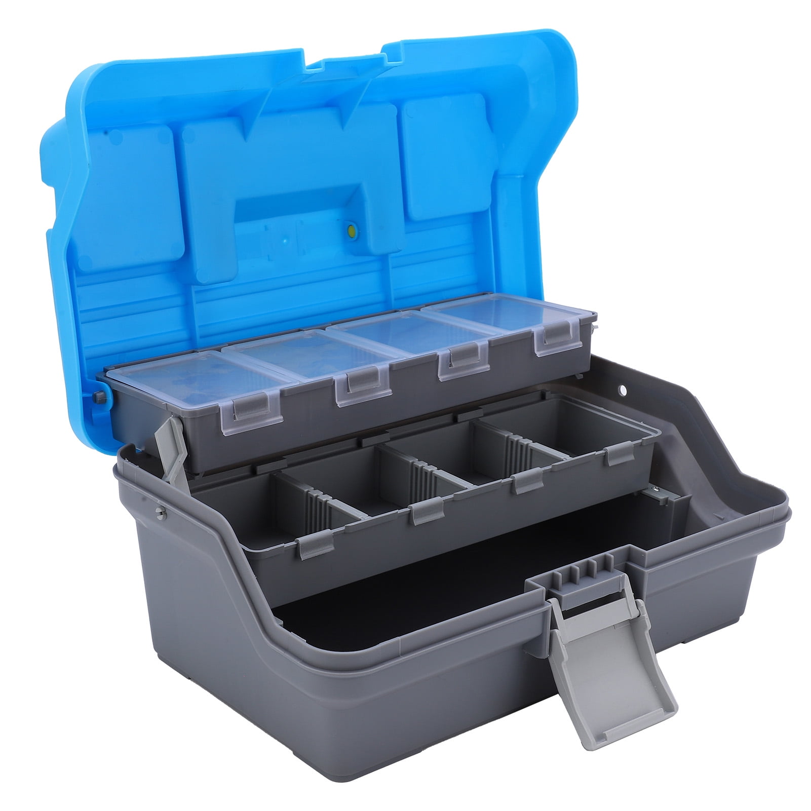 Classic Tray Tackle Box, Fishing Gear Box Multifunctional With Three-layer For For Fishing