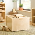 thumbnail image 2 of Kaplan Early Learning Company 4-Sided Block Storage Box on Wheels, 2 of 7