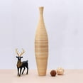thumbnail image 7 of DTX Intl. 35” Tall Handcrafted Natural Bamboo Bottle Floor Vase, 7 of 7