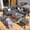 Dark Grey, variant on AECOJOY Outdoor Furniture Sets Clearance, Aluminum Patio Furniture Sets on sale, Metal Patio Sets, Outdoor Conversation Sets, Outdoor Sectional Sofa for Lawn, Dark Grey