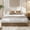 Walnut, variant on Gaderth Wood Platform Bed,Low Profile Bed Frame Without Headboard,Fluted Design Minimalist Bed Base With Noise-Free,Easy Assembly,No Box Spring Needed