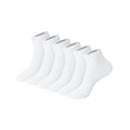 thumbnail image 4 of Hanes Unisex Plain White Socks Pack, 6 Pairs, Ankle S, 4 of 7