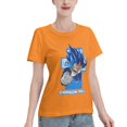thumbnail image 2 of T-Shirt Basique à Manches Courtes pour Femmes Super Saiyan, 2 of 6