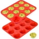 thumbnail image 1 of Molde de silicona para 12 muffins (tamaño regular), antiadherente, apto para uso alimentario (2 unidades), 1 of 5