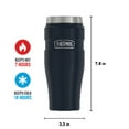 thumbnail image 5 of Thermos Stainless King Vacuum Insulated Stainless Steel Tumbler, 16oz, Matte Midnight Blue, 5 of 7