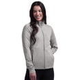 thumbnail image 2 of Charles River Apparel 5586 Women's Nu Fitness Jacket-Heather Grey-S, 2 of 8