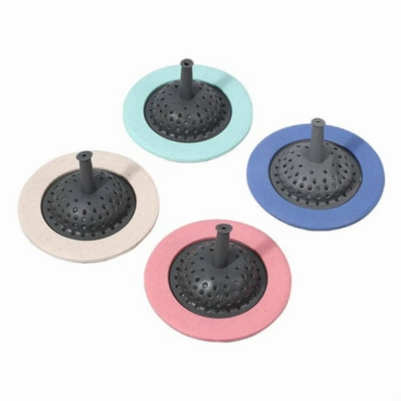4Pcs Kitchen Sink Strainer Food Catcher 4.5 Inch Diameter,Flexible Silicone