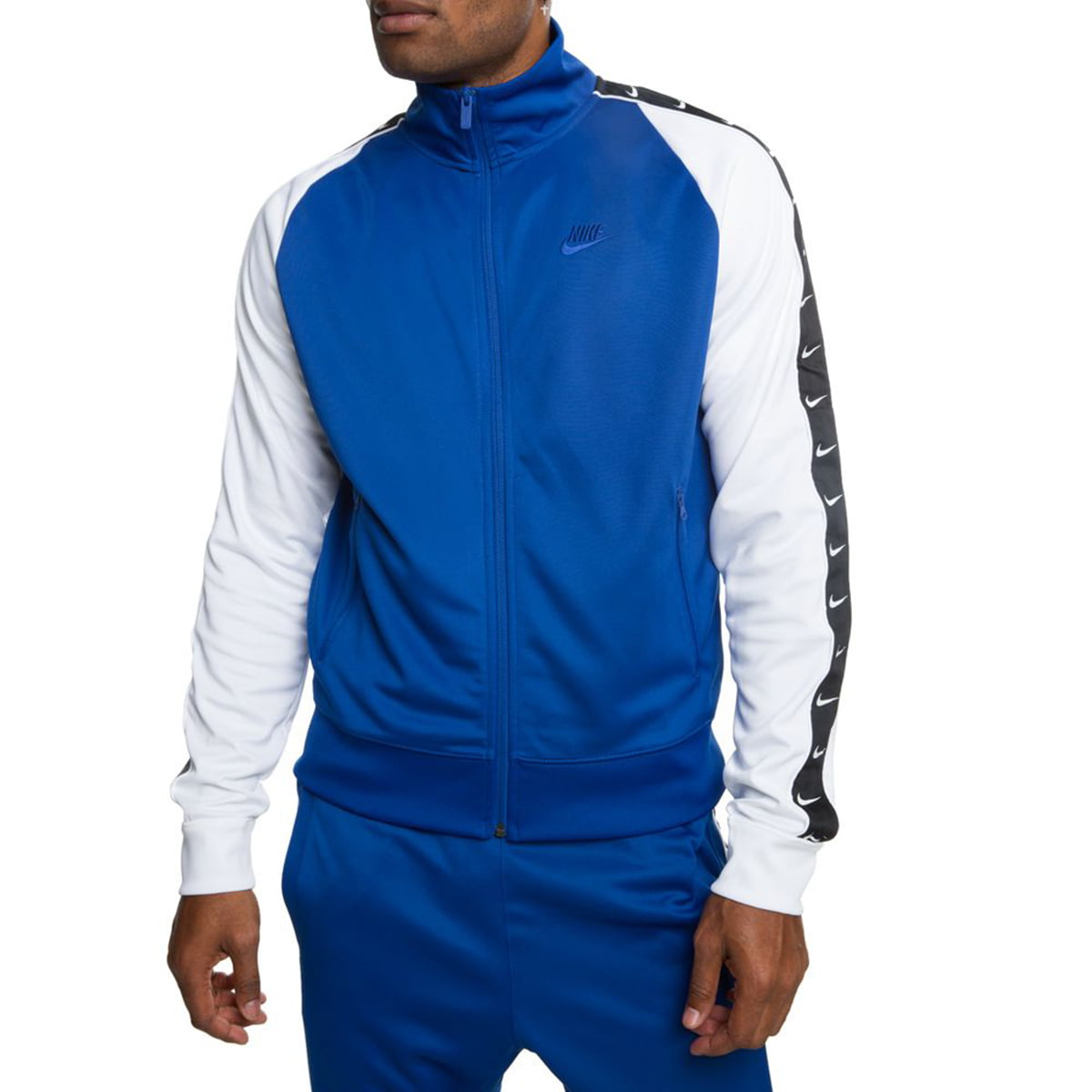 Nike Sportswear HBR Track Men's Jacket Indigo Force-White ar3139-438 ...