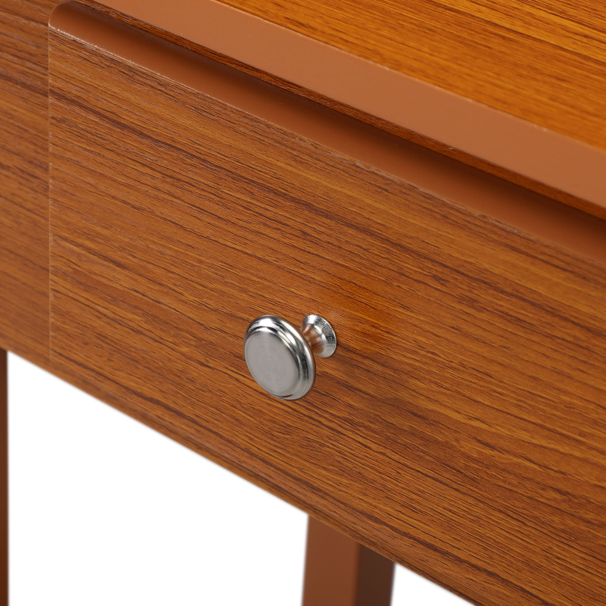 Kepooman Modern Versatile High-Leg Nightstands Side End Table Night Stand Storage Shelf with Drawer for Living Room Bedroom, Honey Brown Kepooman Modern Versatile High-Leg Nightstands Side End Table Night Stand Storage Shelf with Drawer for Living Room Bedroom, Honey Brown