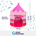 thumbnail image 2 of Jardimanía Carpa Plegable para Niños Repelente al Agua rosa, 2 of 10