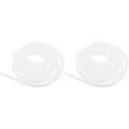thumbnail image 1 of Paquete de 2 protectores de cables en espiral de polipropileno (PP), color blanco, 14 mm, 1 of 9
