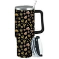 thumbnail image 2 of Marijuana Weed Leaf 420 Weed 40oz Tumble with Handle, Stainless Steel with Lid and Straw Funny Gifts for Men Women Festival Birthday Gifts for Dad Mom Coffee Mug, 2 of 6