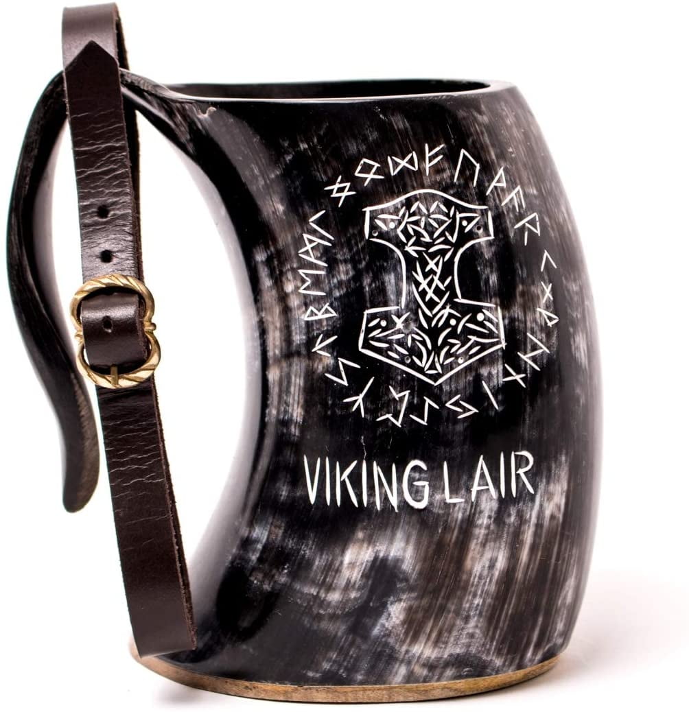 Mythrojan Mythrojan Viking Drinking Tankard with Medieval Buckle