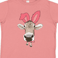 thumbnail image 4 of Inktastic Funny Easter Cow in Pink Ears Boys or Girls Toddler T-Shirt, 4 of 5