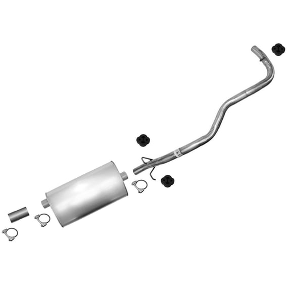 Weld-On Muffler Tail Pipe for S10 for GMC for Sonoma for Pickup 2000-2003 2.2L - for Universal for Fit System Kit
