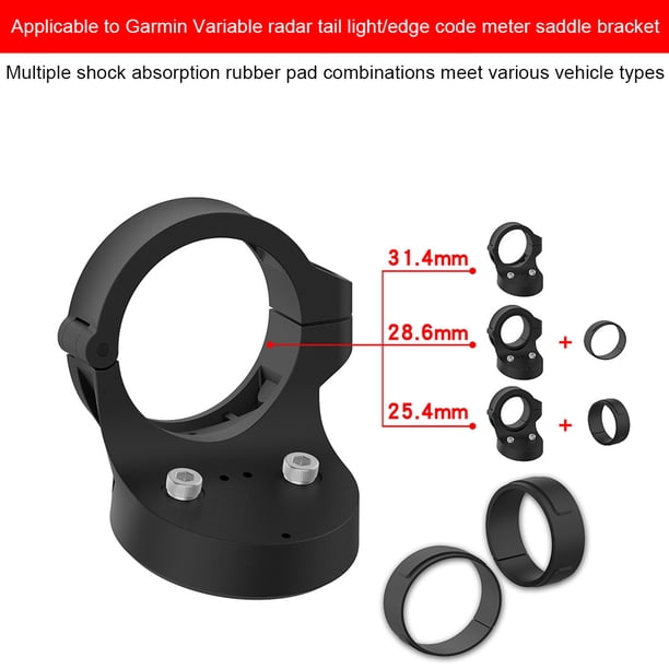 Soporte Para Sillín De Luz Trasera De Bicicleta Soporte de luz trasera de bicicleta antideslizante para Garmin Varia Radar soporte de luz trasera Ndcxsfigh Accesorios para bicicletas