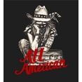thumbnail image 4 of All American Cowgirl Adult Black Crew Neck Short Sleeve Tee-Medium, 4 of 4