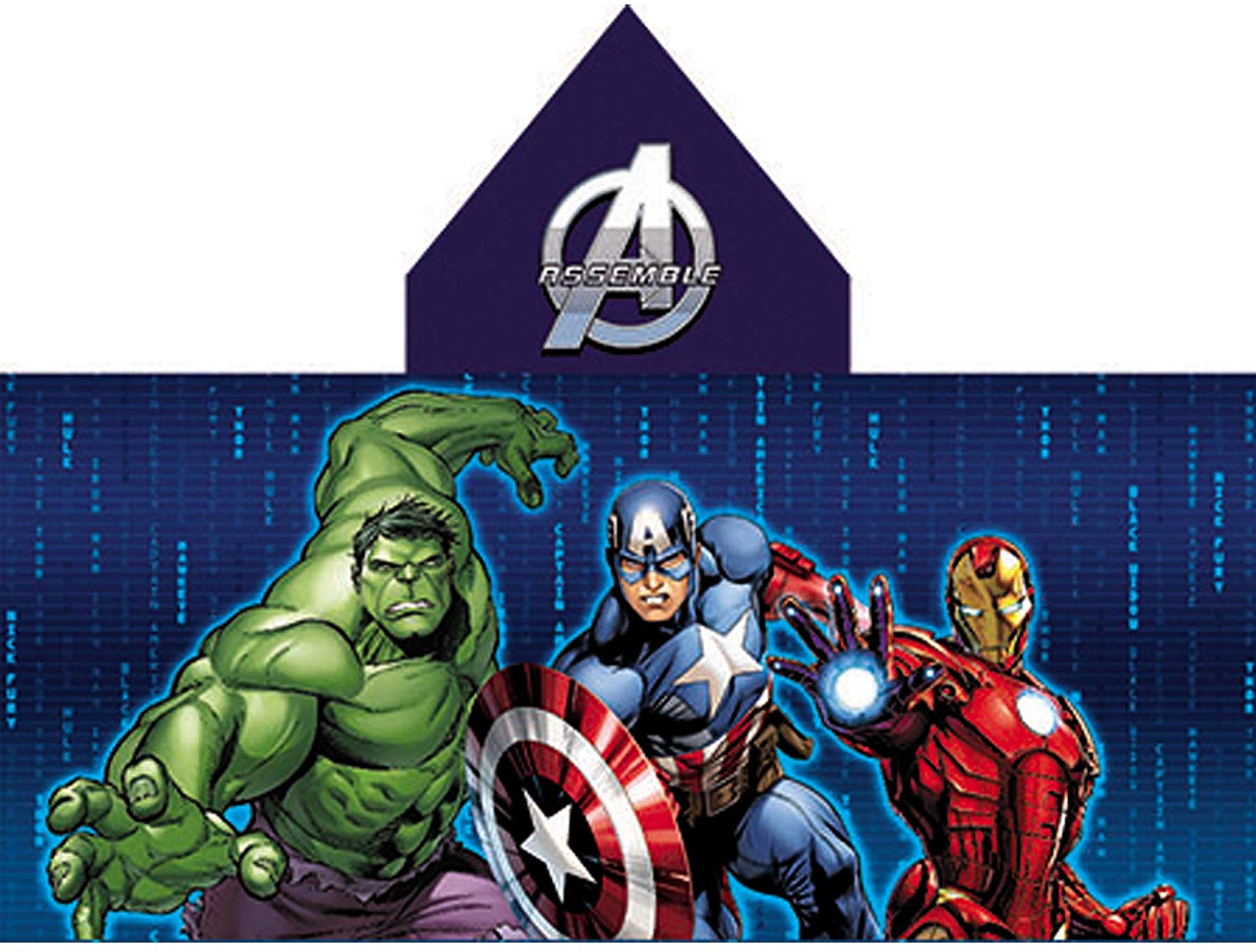 avengers hooded towel