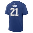 thumbnail image 3 of Men's Fanatics Brayden Point Blue Tampa Bay Lightning Authentic Stack Name & Number T-Shirt, 3 of 3