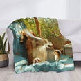 thumbnail image 3 of Balery Lazy Home Style Guinea Pig Manta de Franela con Dibujo, Lujo Ultra Suave y Cálido, Antipelusa y Resistente a las Arrugas para Cama, Sofá, Camping -80"x60", 3 of 6