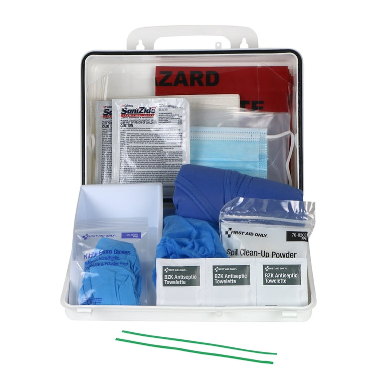 First Aid Only Bloodborne Pathogen Spill Cleanup Kit, 23 Pieces photo 5