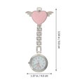 thumbnail image 2 of Heart Design Nurse Watch Luminous Nursing Watch Alloy Medical Pocket Watch, 2 of 8