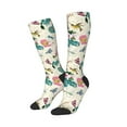 thumbnail image 2 of Fotbe Bird Butterfly Rose print Women's Men's Novelty Crew Socks Cotton Socks Knee High Socks for Walking,Running,Nurses,Pregnancy, 2 of 9