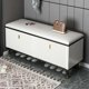 thumbnail image 3 of Gabinete de pasillo, taburete para porche, hogar nórdico, pequeño apartamento, almacenamiento, sala de estar, Zapatero, ropa, muebles para el hogar, 3 of 4