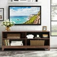 thumbnail image 4 of Costway 58'' Modern Wood TV Stand Console Storage Entertainment Media Center  Walnut, 4 of 10