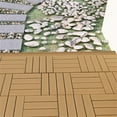 thumbnail image 6 of Pack of 9 Teak Color Decking Tiles - 11.8"x11.8"x0.8" Inch, 6 of 6