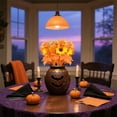 thumbnail image 4 of Fall Home Decor Fall Faux Maple Pumpkin Wreath Bouquet Thanksgiving Accent Halloween Home Decor, 4 of 6