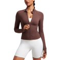 thumbnail image 1 of Campera CRZ YOGA Butterluxe Cintura Largo Completo Taupe XL, 1 of 6