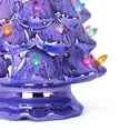 thumbnail image 3 of Milltown Merchants Pearl Violet Ceramic Christmas Tree - 15.5" Large, Multicolored Lights, 3 of 4