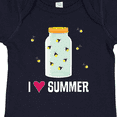 thumbnail image 4 of Inktastic I Love Summer Cute Fireflies Boys or Girls Baby Bodysuit, 4 of 5